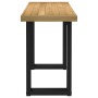Escritorio NOAIN patas en U madera maciza pino 120x50x75 cm de , Escritorios - Ref: Foro24-4100041, Precio: 115,94 €, Descuen...