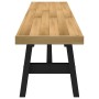 Banco comedor NOAIN patas forma A madera maciza pino de , Bancos de comedor y cocina - Ref: Foro24-4100048, Precio: 152,79 €,...