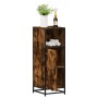 Armario baño madera contrachapada roble ahumado 35x37,5x100 cm de , Muebles de baño - Ref: Foro24-849241, Precio: 78,06 €, De...