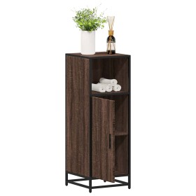 Armario de baño madera contrachapada roble marrón 35x37,5x100cm de , Muebles de baño - Ref: Foro24-849243, Precio: 80,47 €, D...