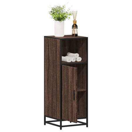 Armario de baño madera contrachapada roble marrón 35x37,5x100cm de , Muebles de baño - Ref: Foro24-849243, Precio: 80,47 €, D...