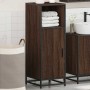 Armario de baño madera contrachapada roble marrón 35x37,5x100cm de , Muebles de baño - Ref: Foro24-849243, Precio: 80,47 €, D...