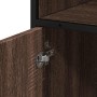 Armario de baño madera contrachapada roble marrón 35x37,5x100cm de , Muebles de baño - Ref: Foro24-849243, Precio: 80,47 €, D...