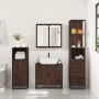 Armario de baño madera contrachapada roble marrón 35x37,5x166cm de , Muebles de baño - Ref: Foro24-849248, Precio: 109,67 €, ...