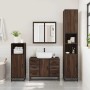 Armario lavabo baño madera ingeniería roble marrón 80x33x60 cm de , Muebles de baño - Ref: Foro24-849283, Precio: 119,64 €, D...