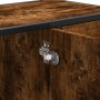 Armario lavabo baño madera ingeniería roble ahumado 80x33x60 cm de , Muebles de baño - Ref: Foro24-849281, Precio: 120,26 €, ...