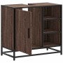 Mueble de lavabo madera de ingeniería roble marrón 65x33x60 cm de , Muebles de baño - Ref: Foro24-849288, Precio: 78,21 €, De...