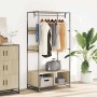 Armario de madera de ingeniería roble Sonoma 90x50x180 cm de , Organizadores de vestidores y perchas de barra - Ref: Foro24-8...