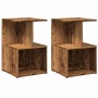 Mesitas noche 2uds madera contrachapada madera vieja 35x35x55cm de , Mesitas de noche - Ref: Foro24-856531, Precio: 60,81 €, ...