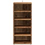 Muebles zapateros 2 uds madera ingeniería envejecida 32x35x70cm de , Zapateros y organizadores de calzado - Ref: Foro24-85671...
