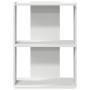 Librería 3 niveles madera ingeniería blanco 60x30x80 cm de , Librerías y estanterías - Ref: Foro24-860256, Precio: 38,47 €, D...