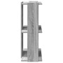 Librería 3 estantes madera ingeniería gris sonoma 60x30x80 cm de , Librerías y estanterías - Ref: Foro24-860261, Precio: 43,1...