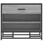 Banco zapatero madera de ingeniería gris sonoma 60x40x53,5 cm de , Bancos para recibidores y almacenamiento - Ref: Foro24-849...