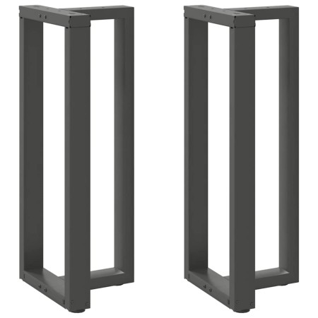 Patas mesa bar forma T 2 uds acero antracita 50x35x(100-101)cm de , Patas para mesas - Ref: Foro24-4013090, Precio: 144,51 €,...