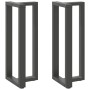 Patas mesa bar forma T 2 uds acero antracita 50x35x(100-101)cm de , Patas para mesas - Ref: Foro24-4013090, Precio: 144,51 €,...