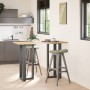 Patas mesa bar forma T 2 uds acero antracita 50x35x(100-101)cm de , Patas para mesas - Ref: Foro24-4013090, Precio: 144,51 €,...