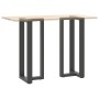 Patas mesa bar forma T 2 uds acero antracita 50x35x(100-101)cm de , Patas para mesas - Ref: Foro24-4013090, Precio: 144,51 €,...
