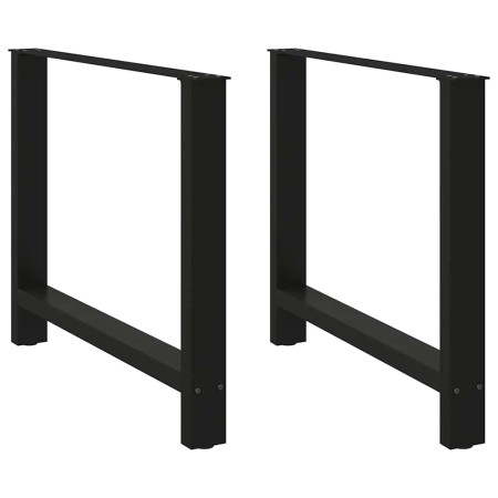 Patas de mesa de centro acero negro 2 uds 90x(72-73) cm de , Patas para mesas - Ref: Foro24-4013316, Precio: 86,45 €, Descuen...