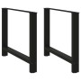 Patas de mesa de centro acero negro 2 uds 90x(72-73) cm de , Patas para mesas - Ref: Foro24-4013316, Precio: 86,45 €, Descuen...