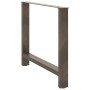 Patas para mesa de centro de acero natural 2 uds 100x(72-73) cm de , Patas para mesas - Ref: Foro24-4013323, Precio: 110,32 €...