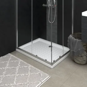 Shower tray with white ABS dots 90x70x4 cm by vidaXL, Shower trays - Ref: Foro24-148896, Price: 98,82 €, Discount: %