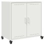 Aparador de acero laminado en frío blanco 68,5x39x72 cm de , Aparadores - Ref: Foro24-846661, Precio: 104,79 €, Descuento: %