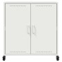 Aparador de acero laminado en frío blanco 68,5x39x72 cm de , Aparadores - Ref: Foro24-846661, Precio: 104,79 €, Descuento: %