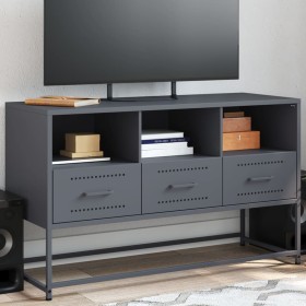 Mueble para TV de acero gris antracita 100,5x39x60,5 cm de , Muebles TV - Ref: Foro24-846544, Precio: 81,86 €, Descuento: %