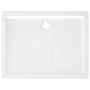 Plato de ducha con puntos ABS blanco 90x70x4 cm de vidaXL, Platos de ducha - Ref: Foro24-148896, Precio: 98,82 €, Descuento: %