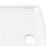Plato de ducha con puntos ABS blanco 90x70x4 cm de vidaXL, Platos de ducha - Ref: Foro24-148896, Precio: 98,82 €, Descuento: %