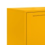 Aparador de acero amarillo mostaza 68,5x38,5x123,5 cm de , Aparadores - Ref: Foro24-846497, Precio: 100,21 €, Descuento: %
