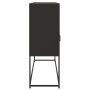 Aparador de acero laminado en frío negro 100,5x39x107 cm de , Aparadores - Ref: Foro24-846590, Precio: 127,66 €, Descuento: %