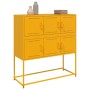Aparador de acero laminado en frío amarillo 100,5x39x107 cm de , Aparadores - Ref: Foro24-846599, Precio: 109,84 €, Descuento: %