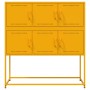 Aparador de acero laminado en frío amarillo 100,5x39x107 cm de , Aparadores - Ref: Foro24-846599, Precio: 109,84 €, Descuento: %