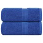 Toallas de visita 2 piezas azul 30x50 cm 360 g/m² 100% algodón de , Toallas - Ref: Foro24-136707, Precio: 13,33 €, Descuento: %