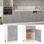 Concrete gray plywood lower drawer cabinet 50x46x81.5cm by vidaXL, Kitchen cabinets - Ref: Foro24-801224, Price: 101,68 €, Di...