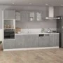 Concrete gray plywood lower drawer cabinet 50x46x81.5cm by vidaXL, Kitchen cabinets - Ref: Foro24-801224, Price: 101,68 €, Di...