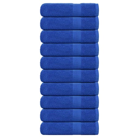 Toallas de baño 10 uds azul 100x150 cm 360 g/m² 100% algodón de , Toallas - Ref: Foro24-136718, Precio: 102,35 €, Descuento: %