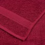 Toallas 10 uds 100% algodón burdeos 30x30 cm 360 gsm de , Toallas - Ref: Foro24-136730, Precio: 18,17 €, Descuento: %