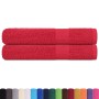 Toallas 2 uds rojo 100x200 cm 360 gsm 100% algodón de , Toallas - Ref: Foro24-136938, Precio: 36,64 €, Descuento: %
