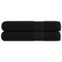 Toallas de sauna 2 uds 100% algodón negro 80x200 cm 360 gsm de , Toallas - Ref: Foro24-136959, Precio: 35,96 €, Descuento: %