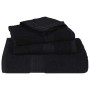 Toallas de sauna 2 uds 100% algodón negro 80x200 cm 360 gsm de , Toallas - Ref: Foro24-136959, Precio: 35,96 €, Descuento: %