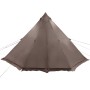 Tienda de campaña familiar tipi 6 personas impermeable marrón de , Tiendas de campaña - Ref: Foro24-4009450, Precio: 191,86 €...