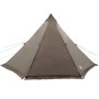 Tienda de campaña familiar tipi 6 personas impermeable marrón de , Tiendas de campaña - Ref: Foro24-4009450, Precio: 191,86 €...
