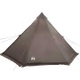 Tienda de campaña familiar tipi 6 personas impermeable marrón de , Tiendas de campaña - Ref: Foro24-4009450, Precio: 191,86 €...