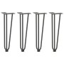 Patas de mesa tipo horquilla 4 uds acero macizo antracita 42 cm de , Patas para mesas - Ref: Foro24-4012442, Precio: 50,57 €,...