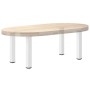 Patas para mesa de centro 4 uds acero blanco 30-32 cm de , Patas para mesas - Ref: Foro24-4012449, Precio: 36,91 €, Descuento: %