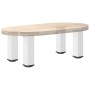 Patas para mesa de centro 4 uds acero blanco 30-32 cm de , Patas para mesas - Ref: Foro24-4012461, Precio: 60,26 €, Descuento: %