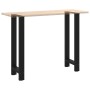 Patas de mesa de centro acero negro 2 uds 50x(100-101) cm de , Patas para mesas - Ref: Foro24-4013340, Precio: 134,83 €, Desc...