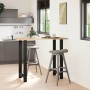 Patas de mesa de centro acero negro 2 uds 60x(110-111) cm de , Patas para mesas - Ref: Foro24-4013356, Precio: 165,94 €, Desc...